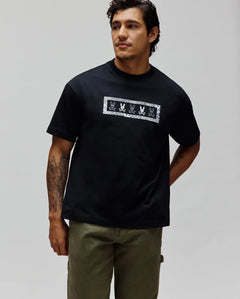 PSYCHO BUNNY CAMISETA HOLGADA OLIVIER PARA CABALLERO HOMBRE NEGRO MT0200204001