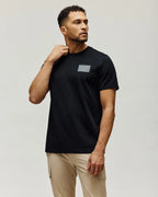 PSYCHO BUNNY CAMISETA ESTAMPADA LT JARVIS PARA CABALLERO HOMBRE NEGRO MT0200335001