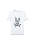 CAMISETA PSYCHO BUNNY PARA NIÑO COLOR BLANCO