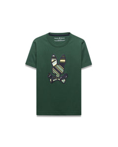 CAMISETA PSYCHO BUNNY PARA NIÑO COLOR VERDE