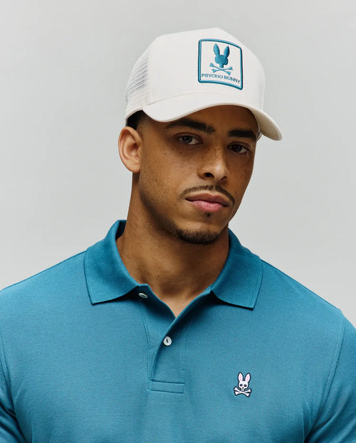 PSYCHO BUNNY GORRA DE MALLA ADAMO PARA CABALLERO HOMBRE BEIGE MO1500076250