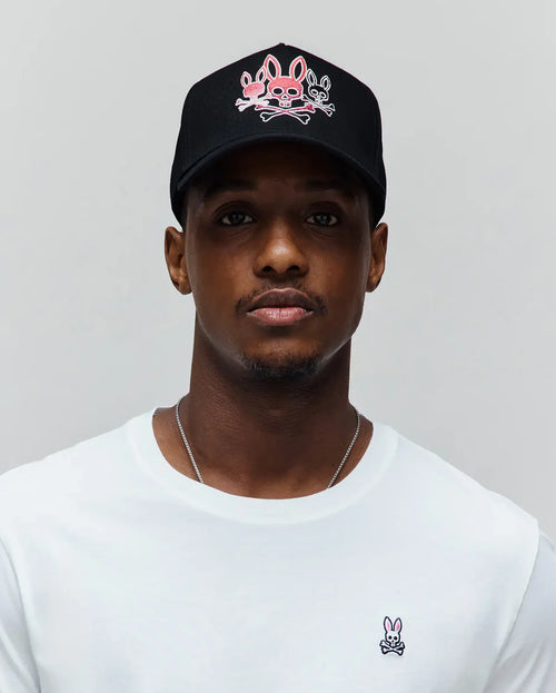 GORRA PSYCHO BUNNY PARA HOMBRE COLOR NEGRO MO1500079001