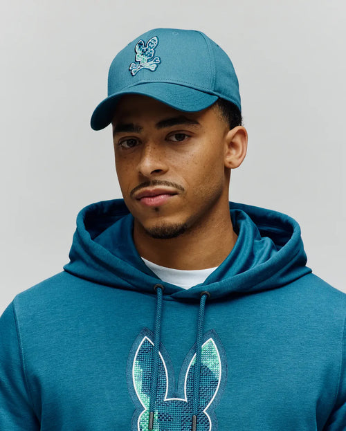 PSYCHO BUNNY GORRA OLIVIER PARA CABALLERO HOMBRE AZUL MO1500072406