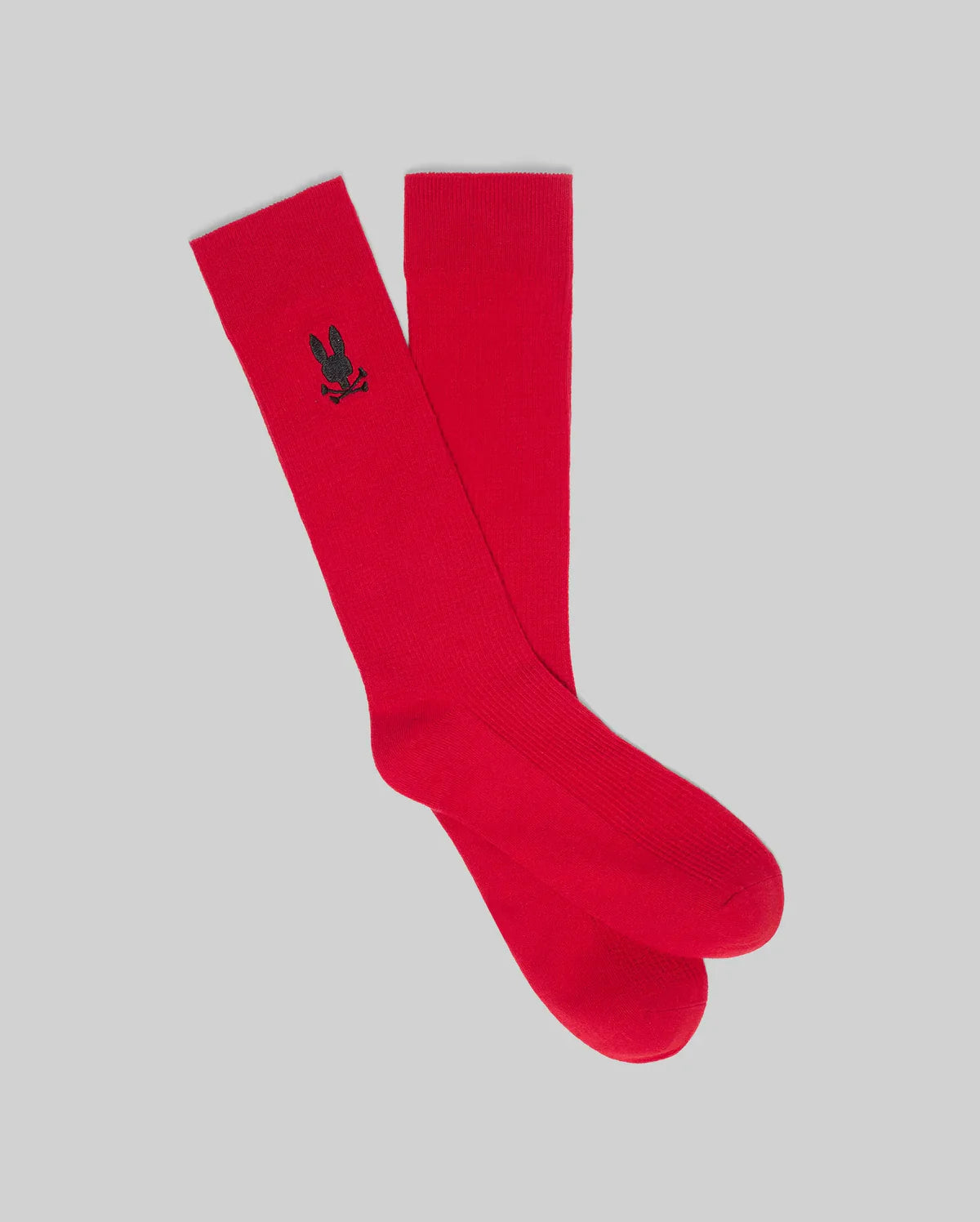 PSYCHO BUNNY MEDIAS DEPORTIVAS WAFFLE EVANDER PARA CABALLERO HOMBRE ROJO MO2200033604