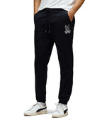 PSYCHO BUNNY PANTALÓN DEPORTIVO CON LOGO BORDADO PIXELADO OLIVIER PARA CABALLERO HOMBRE NEGRO MB0800048001