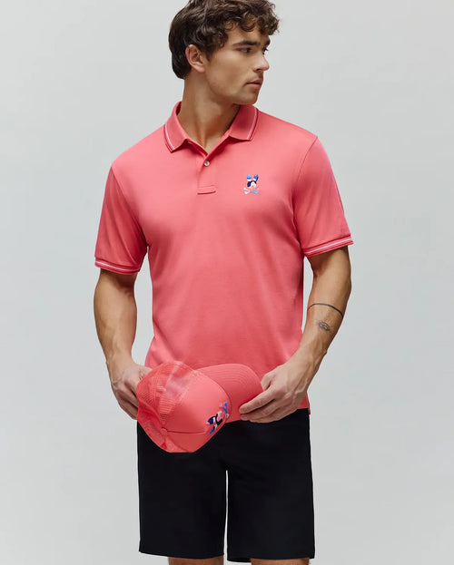 PSYCHO BUNNY POLO ARA PARA CABALLERO HOMBRE ROJO MT0100118656