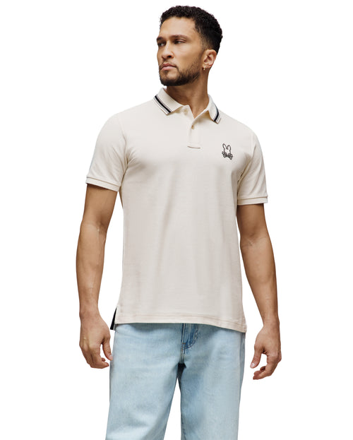 PSYCHO BUNNY POLO JOE PARA CABALLERO HOMBRE BEIGE MT0100125250