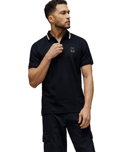 PSYCHO BUNNY POLO JOE PARA CABALLERO HOMBRE NEGRO MT0100125001