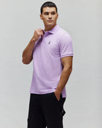 PSYCHO BUNNY POLO CLÁSICO PARA CABALLERO HOMBRE LILA B6K001F200507