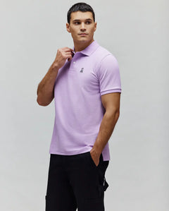 PSYCHO BUNNY POLO CLÁSICO PARA CABALLERO HOMBRE LILA B6K001F200507