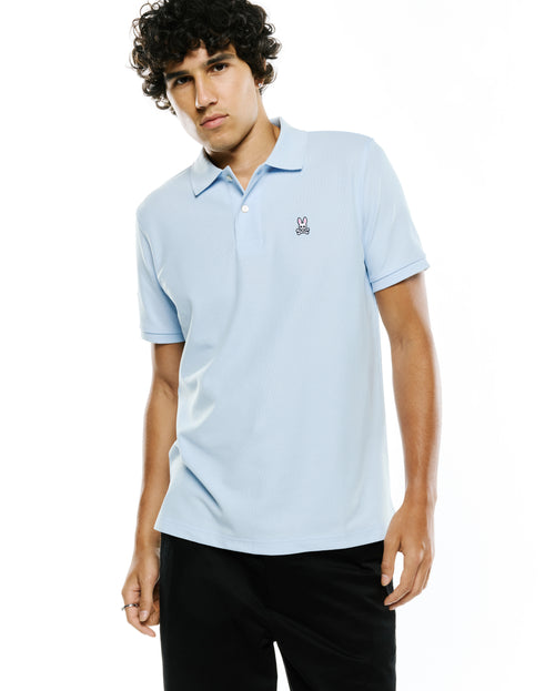 CAMISETA TIPO POLO PSYCHO BUNNY PARA CABALLERO COLOR AZUL