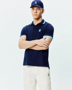 POLO M/C PSYCHO BUNNY PARA HOMBRE COLOR AZUL MT0100184402