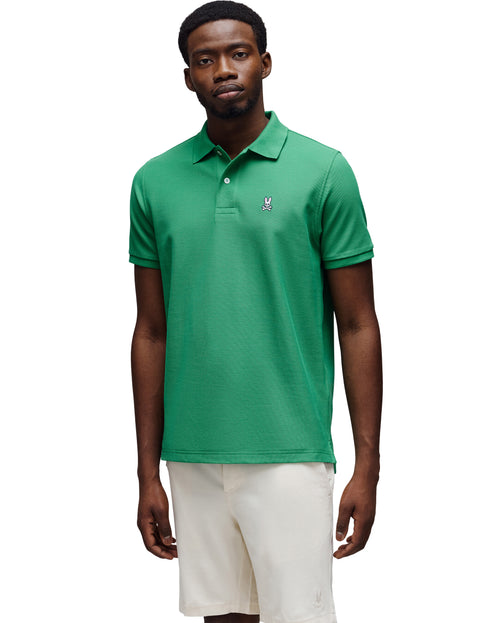 POLO M/C PSYCHO BUNNY PARA HOMBRE COLOR VERDE B6K001F200321