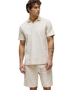 PSYCHO BUNNY POLO JERSEY JACQUARD JOSH PARA CABALLERO HOMBRE BEIGE MT0100144250