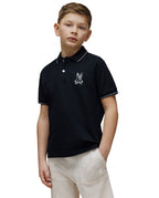 PSYCHO BUNNY POLO OLIVIER PARA NIÑO NIÑO NEGRO KT0100076001