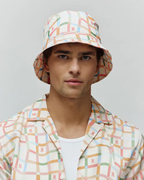 GORRA PSYCHO BUNNY PARA HOMBRE COLOR BLANCO MO1500080250