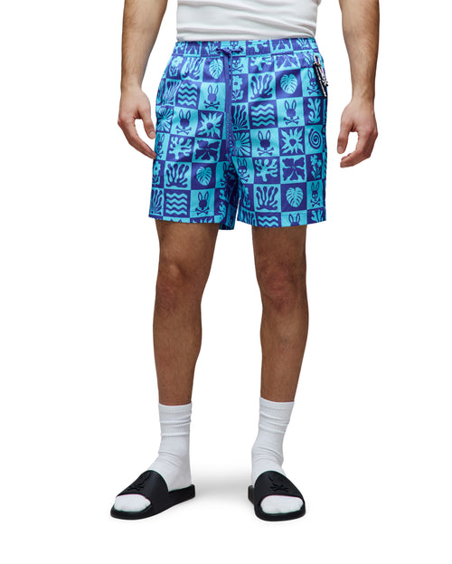 T-SWIM PSYCHO BUNNY PARA HOMBRE COLOR AZUL MB1000071426
