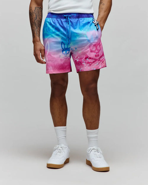 T-SWIM PSYCHO BUNNY PARA HOMBRE COLOR ROSADO MB1000060652