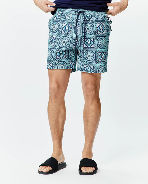 T-SWIM PSYCHO BUNNY PARA HOMBRE COLOR VERDE MB1000081315