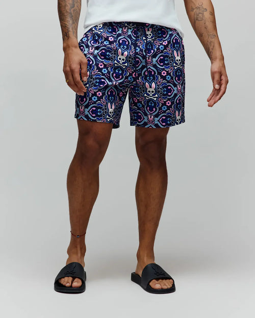 T-SWIM PSYCHO BUNNY PARA HOMBRE COLOR AZUL MB1000052402