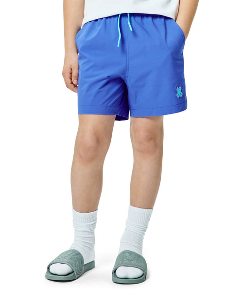 T-SWIM PSYCHO BUNNY PARA NIÑO COLOR AZUL B0W453F200426
