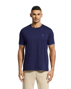 PSYCHO BUNNY CAMISETA HOMBRE CUELLO REDONDO AZUL