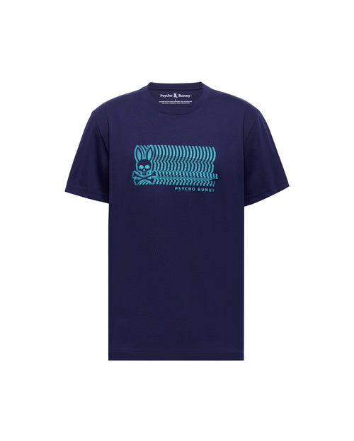 PSYCHO BUNNY CAMISETA HOMBRE CUELLO REDONDO AZUL