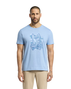 PSYCHO BUNNY CAMISETA HOMBRE CUELLO REDONDO AZUL