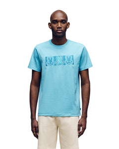 PSYCHO BUNNY CAMISETA HOMBRE CUELLO REDONDO AZUL