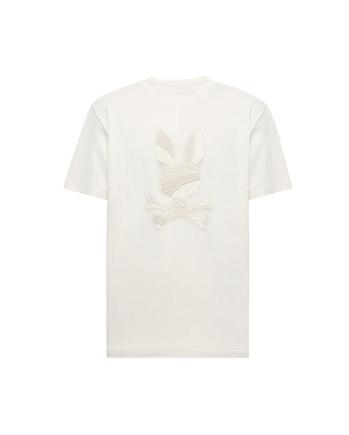 PSYCHO BUNNY CAMISETA HOMBRE CUELLO REDONDO BEIGE