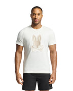 PSYCHO BUNNY CAMISETA HOMBRE CUELLO REDONDO BEIGE