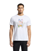 PSYCHO BUNNY CAMISETA HOMBRE CUELLO REDONDO BLANCO