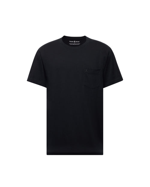PSYCHO BUNNY CAMISETA HOMBRE CUELLO REDONDO NEGRO