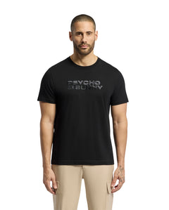 PSYCHO BUNNY CAMISETA HOMBRE CUELLO REDONDO NEGRO