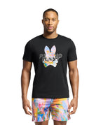 PSYCHO BUNNY CAMISETA HOMBRE CUELLO REDONDO NEGRO