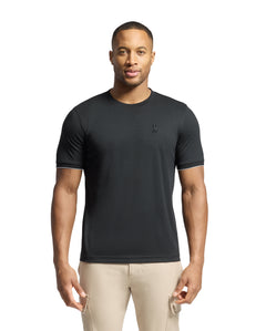 PSYCHO BUNNY CAMISETA HOMBRE CUELLO REDONDO NEGRO