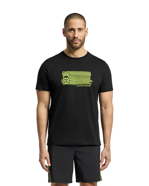 PSYCHO BUNNY CAMISETA HOMBRE CUELLO REDONDO NEGRO