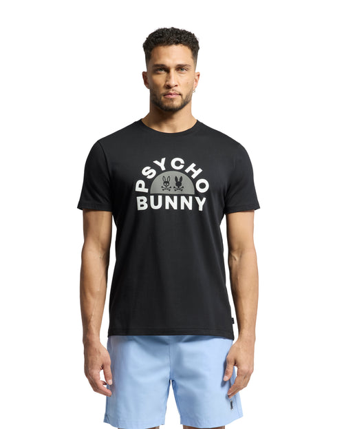 PSYCHO BUNNY CAMISETA HOMBRE CUELLO REDONDO NEGRO