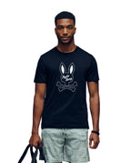 PSYCHO BUNNY CAMISETA HOMBRE CUELLO REDONDO NEGRO