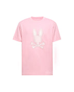 PSYCHO BUNNY CAMISETA HOMBRE CUELLO REDONDO ROSADO