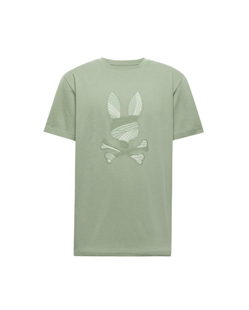 PSYCHO BUNNY CAMISETA HOMBRE CUELLO REDONDO VERDE