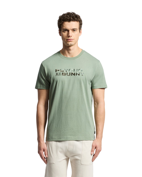 PSYCHO BUNNY CAMISETA HOMBRE CUELLO REDONDO VERDE