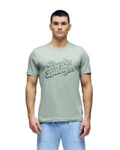 PSYCHO BUNNY CAMISETA HOMBRE CUELLO REDONDO VERDE