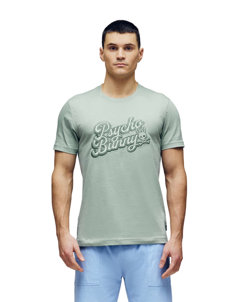 PSYCHO BUNNY CAMISETA HOMBRE CUELLO REDONDO VERDE