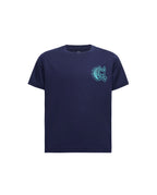 PSYCHO BUNNY CAMISETA NIÑO CUELLO REDONDO AZUL