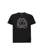 PSYCHO BUNNY CAMISETA NIÑO CUELLO REDONDO NEGRO