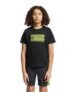 PSYCHO BUNNY CAMISETA NIÑO CUELLO REDONDO NEGRO