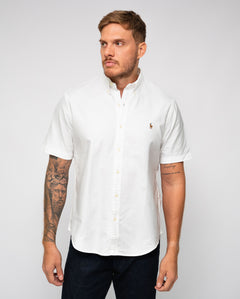 RALPH LAUREN CAMISA MANGA CORTA HOMBRE BLANCO