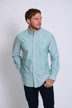 RALPH LAUREN CAMISA MANGA LARGA HOMBRE VERDE