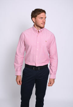 RALPH LAUREN CAMISA MANGA LARGA HOMBRE MARRON